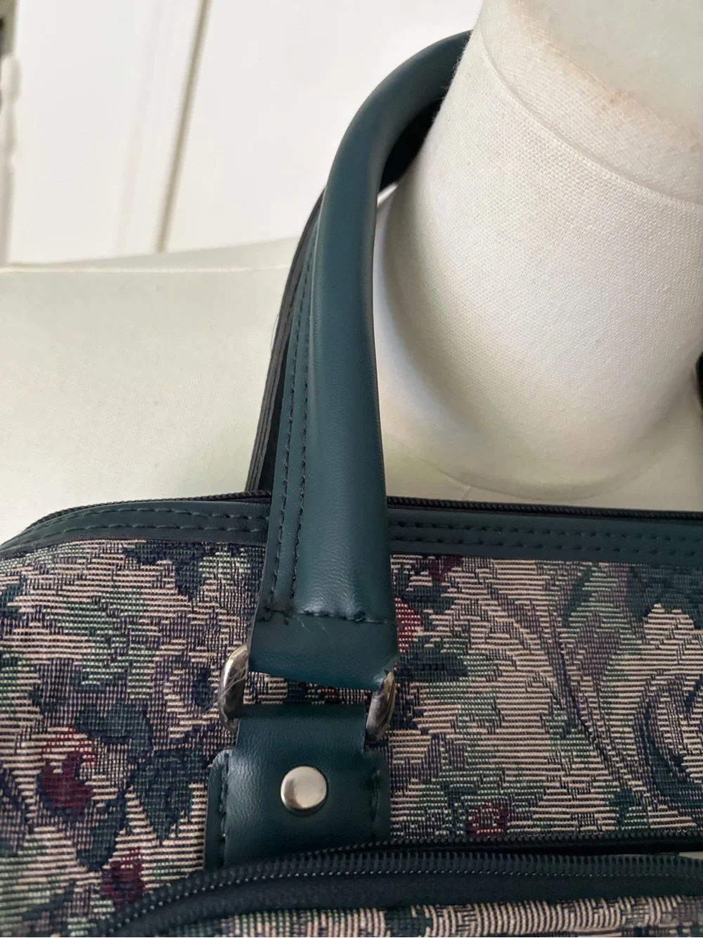 Floral Tapestry HandBag in Purple, Gray, Green, Mauve & More, EEEEUCCC